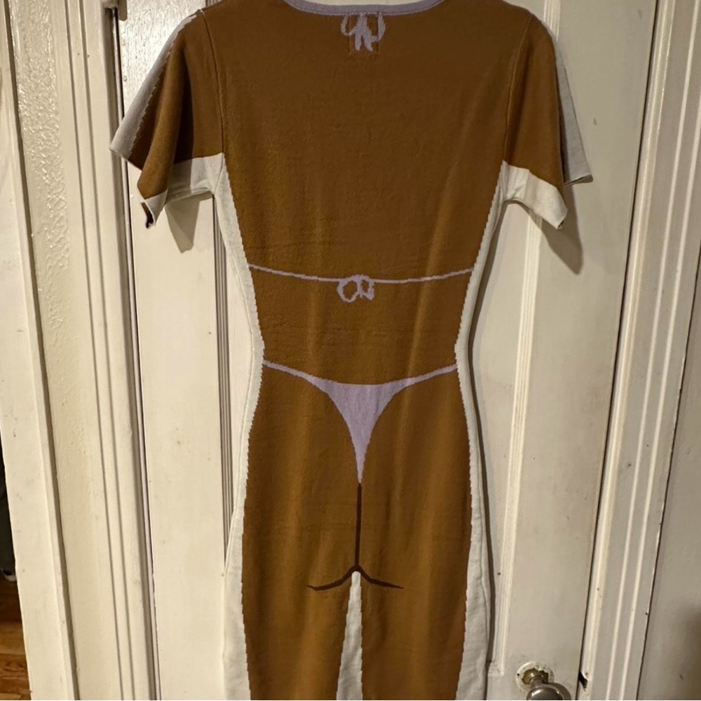 Fashion Brand Company Brown and Purple Knit Top - Picture 2 of 3